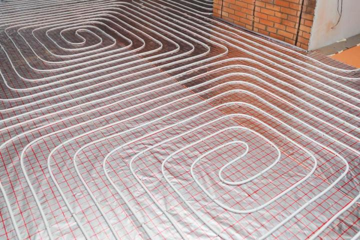 Installation plancher chauffant Châbons
